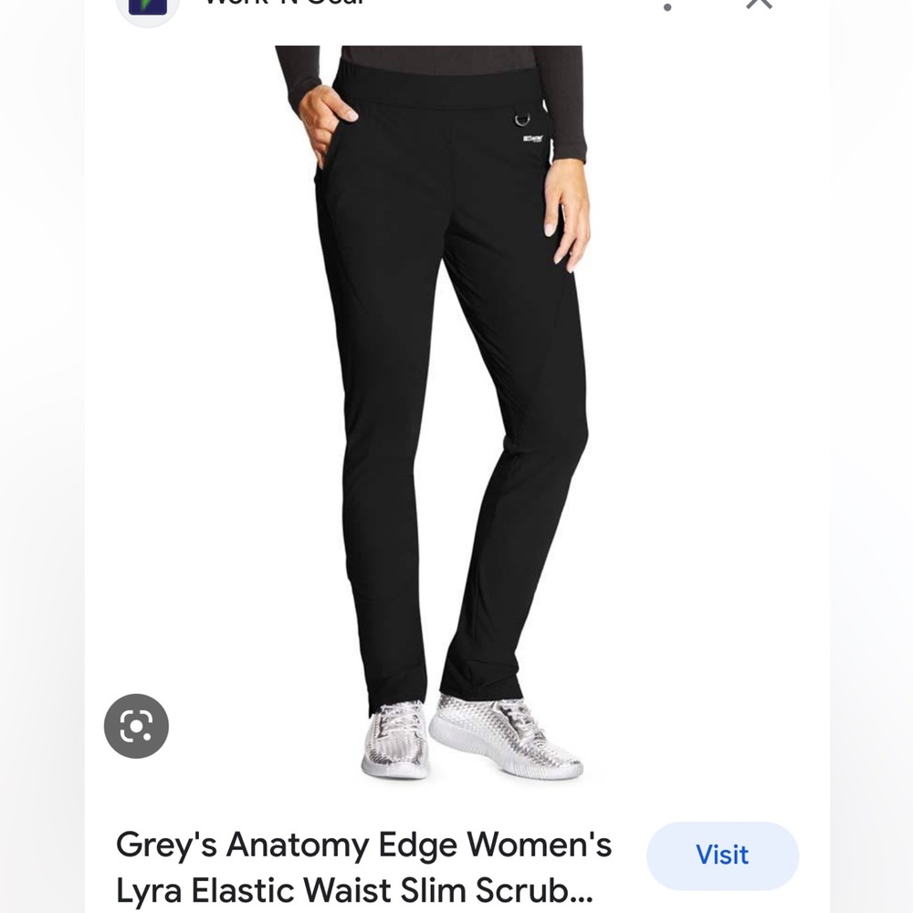 DISCONTINUED STYLE Grey’s Anatomy Edge Lyra Slim Leg Pant, small